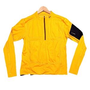 OROS Apparel Explorer Quarter 1/4 Zip Pullover Outdoor Sweatshirt Yellow S